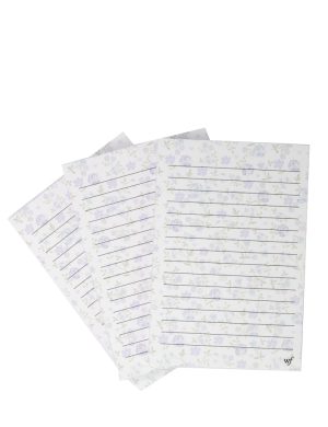 Lilac and Blue Floral Notepads
