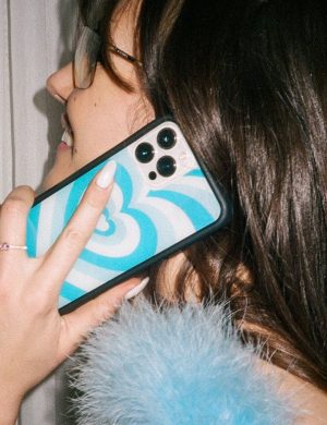 Blue Moon Latte Love iPhone Case