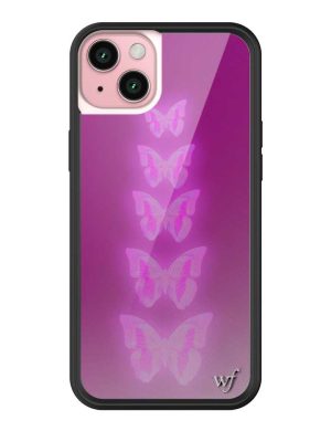 Neon Butterfly iPhone Case