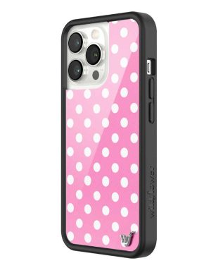 Pink Polka Dots iPhone Case