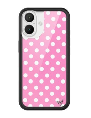 Pink Polka Dots iPhone Case