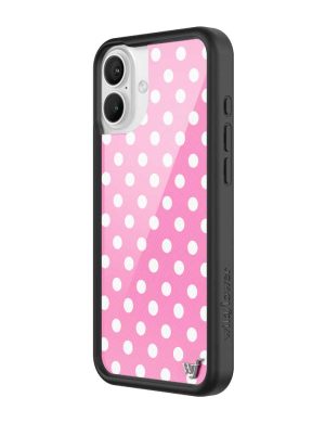 Pink Polka Dots iPhone Case