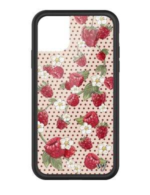 Raspberry Polka Dot iPhone Case