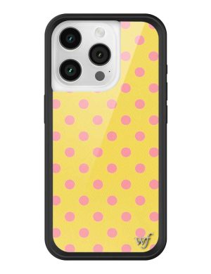 Polka Dot | Yellow and Pink iPhone Case