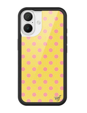 Polka Dot | Yellow and Pink iPhone Case