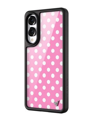 Polka Dot | Pink and White Samsung Galaxy Case