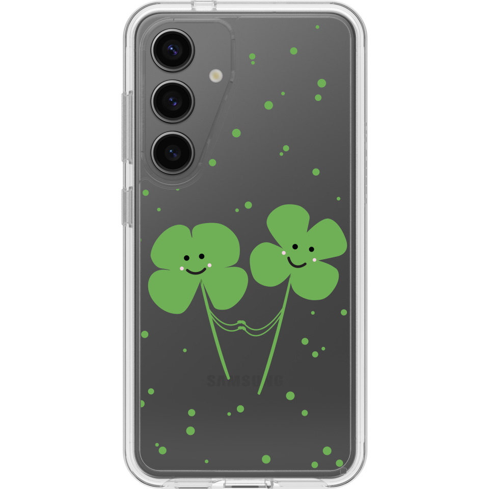 Galaxy S24 Case
            
                Symmetry Series Clear Clovers