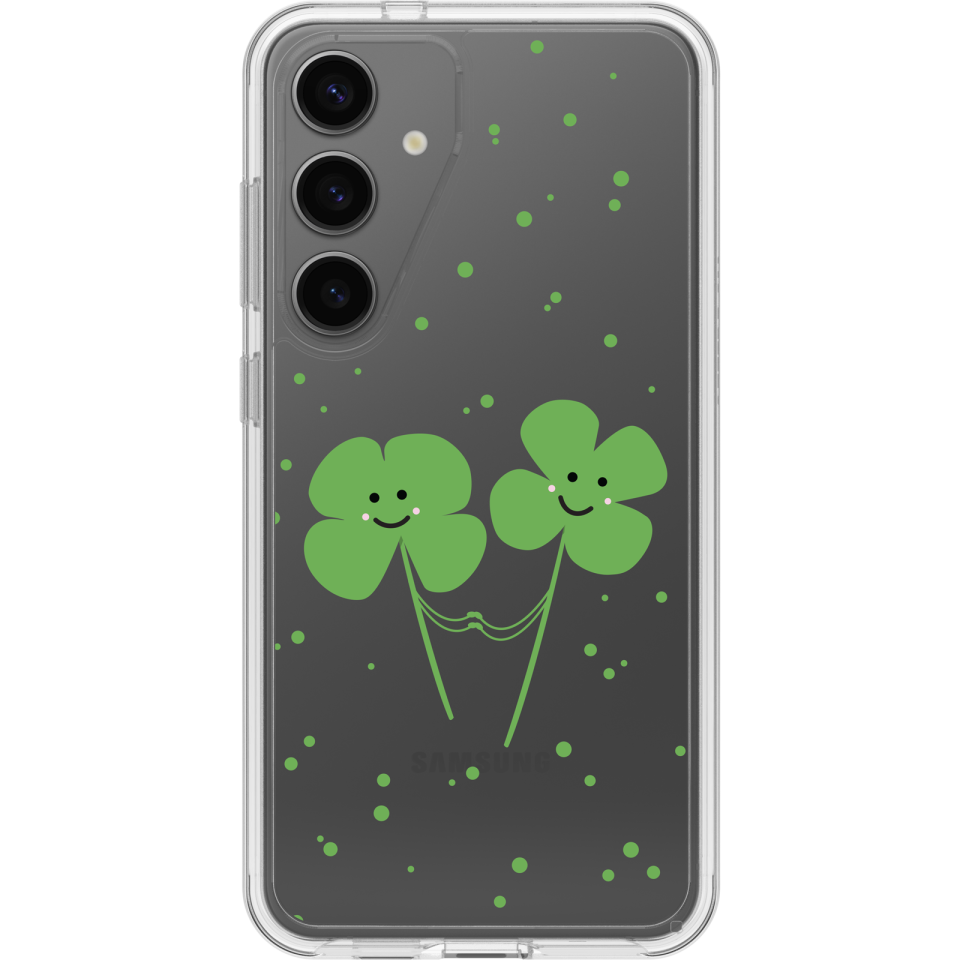 Galaxy S24+ Case
            
                Symmetry Series Clear Clovers