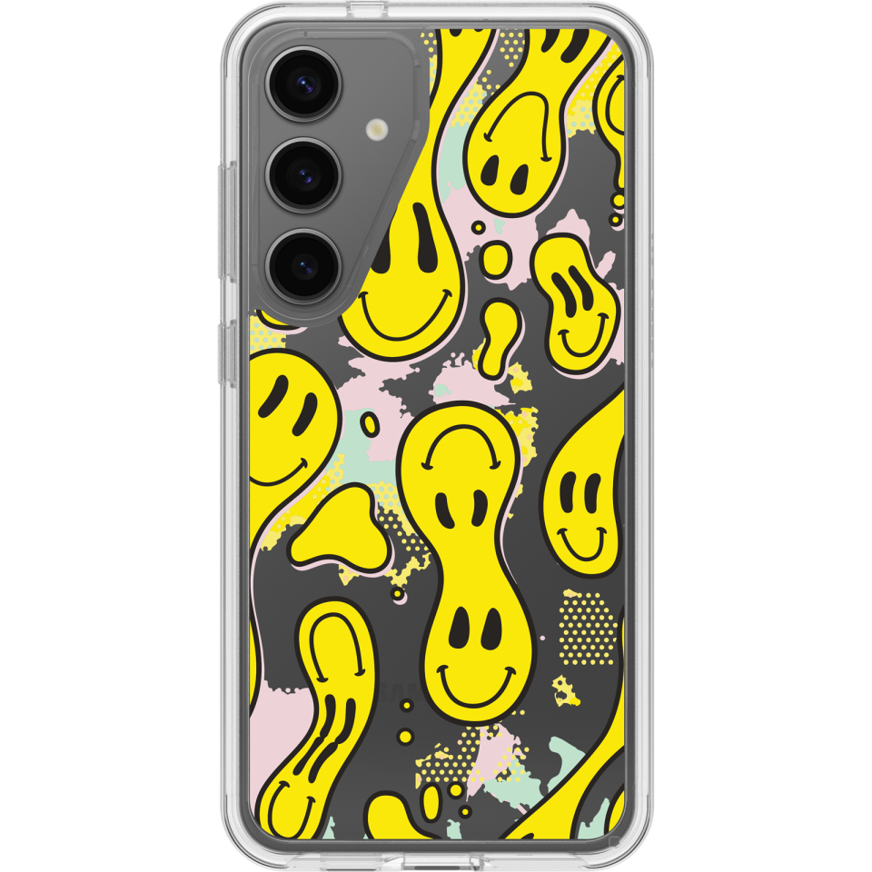 Galaxy S24 Ultra Case
            
                Symmetry Series Clear Smiley Drip