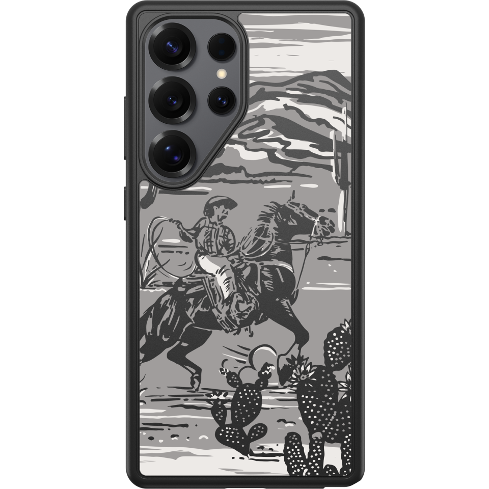 Galaxy S25 Ultra Case
            
                Symmetry Series with Magnets Western Noir Collection